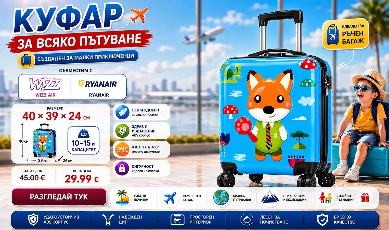 Промоция Детски куфар
