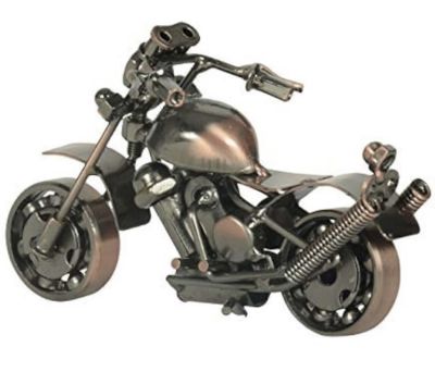 Harley Davidson ретро мотор с атрактивен дизайн от метални части сувенир