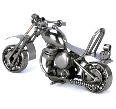 Harley Davidson ретро мотор с атрактивен дизайн от метални части сувенир