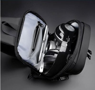 Мъжка чанта за мотор непромокаема многофункционална USB слот за GSM