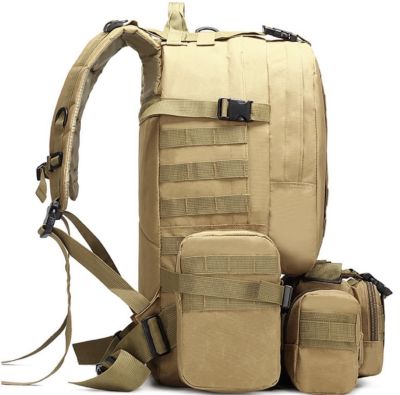 55L тактическа раница 4в1 Military военна водоустойчива за туризъм Molle
