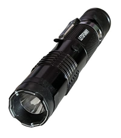 Мощен LED фенер с електрошок POWER STYLE M11 – идеален за оцеляване и самоотбрана