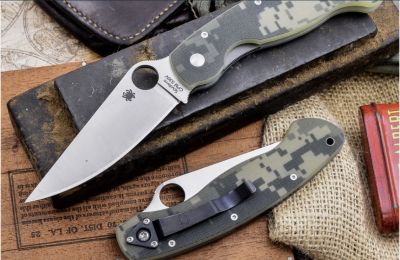 Тактически сгъваем нож SPYDERCO Military CPM S30V – премиум джобен нож