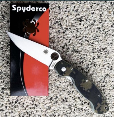 Тактически сгъваем нож SPYDERCO Military CPM S30V – премиум джобен нож