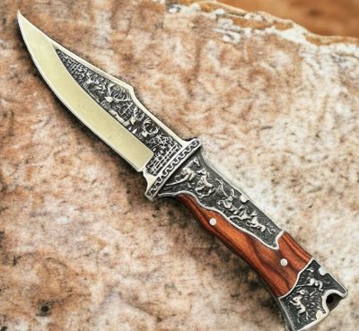 Тактически нож Columbia USA Saber SA42 – Ловен Здравина и Прецизност за Вашия Успех!