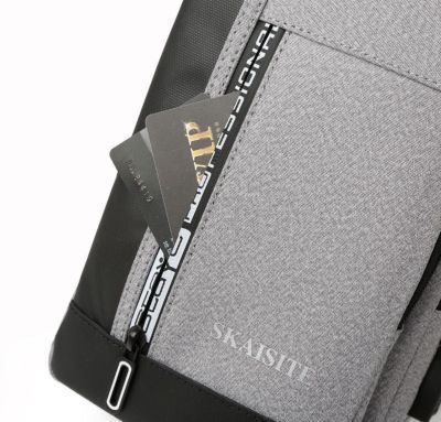Мъжка чанта през рамо многофункционална с вграден USB порт за удобно зареждане.