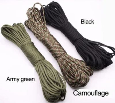 Паракорд 7 нишки 550 Paracord 4 мм – Въже за къмпинг и оцеляване, дължина 5-30 м