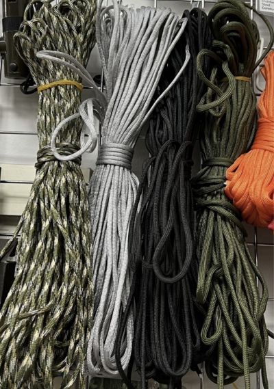 Паракорд 7 нишки 550 Paracord 4 мм – Въже за къмпинг и оцеляване, дължина 5-30 м