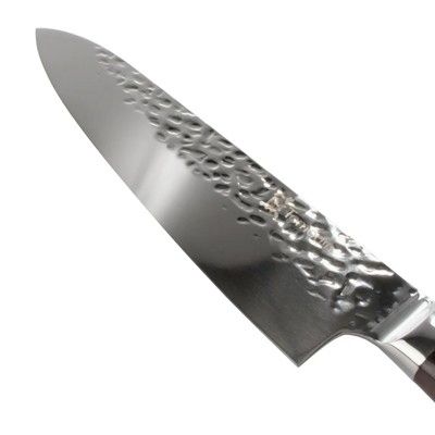 Японски кухненски Нож Nakiri CUTLER – Професионален с Дамаска Шарка