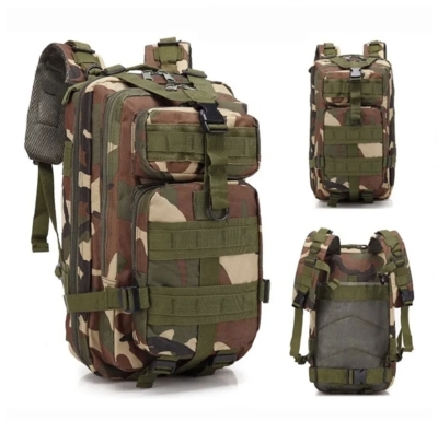  Тактическа раница военна Molle 30L водоустойчива 4 отделения, Модел Survival
