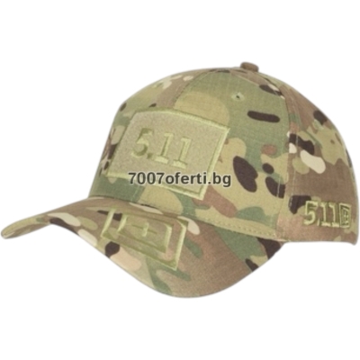 Тактическа шапка 5.11 Tactical Multicam за еърсофт и лов