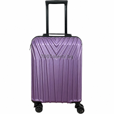 Куфар за ръчен багаж ABS 53x35x20 см – spinner, сваляеми колела златист 