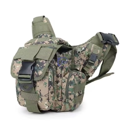 Тактическа чанта водоустойчива за лов и туризъм от Oxford плат (USA Tactical Kombat)