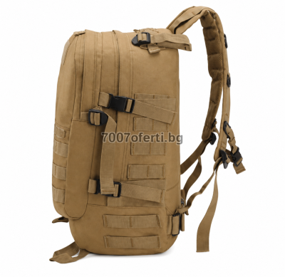 Тактическа раница 40L с MOLLE система за къмпинг и оцеляване